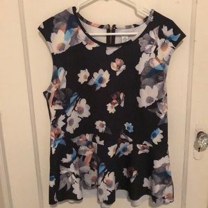 Bar III sleeveless peplum top